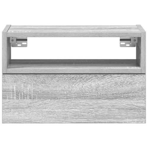 Zidni noćni ormarić siva sonoma 45x26x28,5 cm - Sivi hrast sonoma 1 Cijena