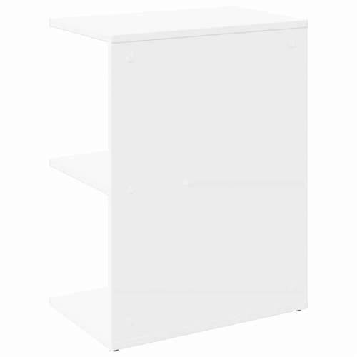 Noćni ormarić bijeli 46,5x29x61 cm konstruiranog drva - Bijela 1 Cijena