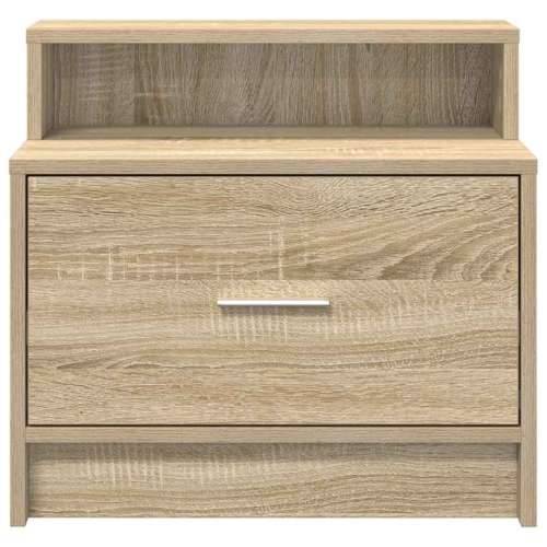 Noćni ormarići s ladicom 2 kom sonoma hrast 51x31x47 cm - sonoma hrast 2 Cijena
