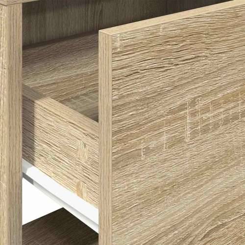 Noćni ormarići s ladicom 2 kom sonoma hrast 51x31x47 cm - sonoma hrast 2 Cijena