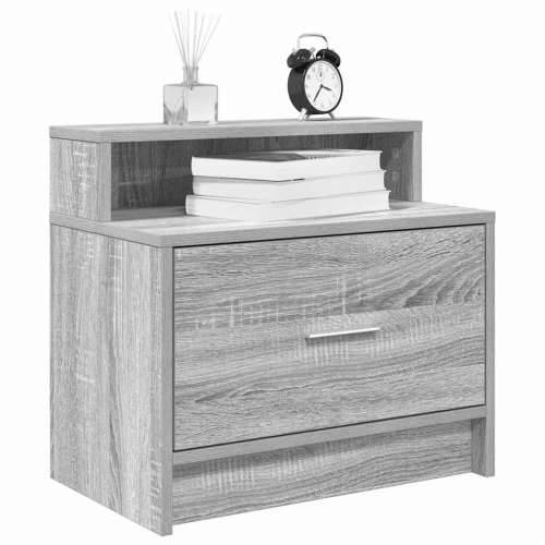 Noćni ormarić s ladicom siva sonoma 51x31x47 cm - Sivi hrast sonoma 1 Cijena