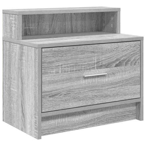 Noćni ormarić s ladicom siva sonoma 51x31x47 cm - Sivi hrast sonoma 1 Cijena