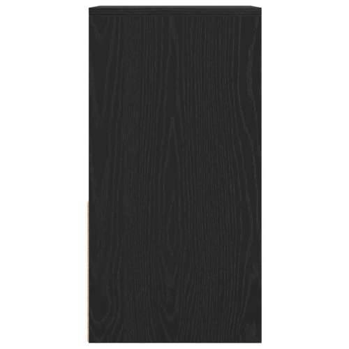 Noćni ormarić s ladicom crni hrast 35x34x66,5 cm - Crna 1 Cijena