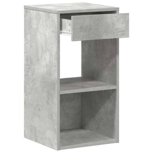 Noćni ormarići s ladicom 2 kom beton sivi 35x34x66,5 cm - Beton siva 2 Cijena