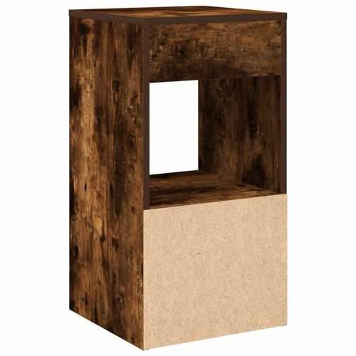 Noćni ormarići s ladicom 2 kom dimljeni hrast 35x34x66,5 cm - Dimljeni hrast 2 Cijena