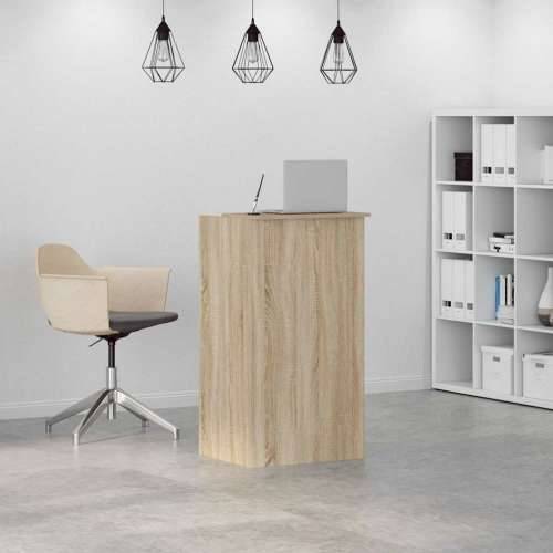 Recepcijski stol sonoma hrast 55x50x103,5 cm izrađeno drvo - sonoma hrast 55 x 50 x 103.5 cm Cijena