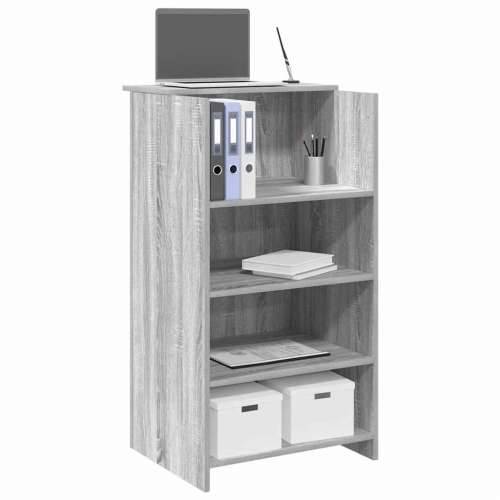 Recepcijski stol sivi Sonoma 55x50x103,5 cm izrađeno drvo - Sivi hrast sonoma 55 x 50 x 103.5 cm Cijena