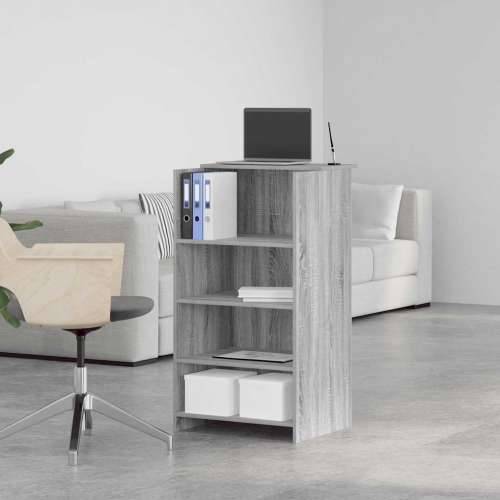 Recepcijski stol sivi Sonoma 55x50x103,5 cm izrađeno drvo - Sivi hrast sonoma 55 x 50 x 103.5 cm Cijena