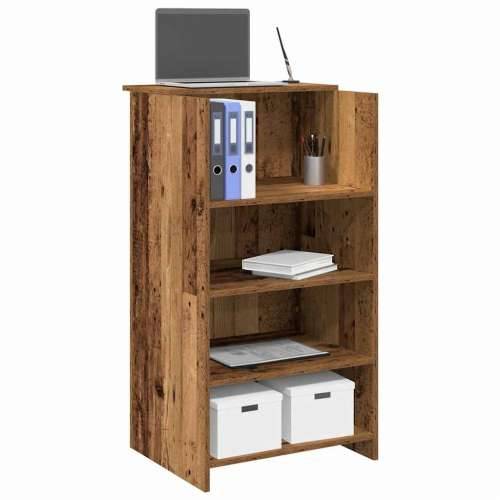Recepcijski stol staro drvo 55x50x103,5 cm konstruirano drvo - Staro drvo 55 x 50 x 103.5 cm Cijena