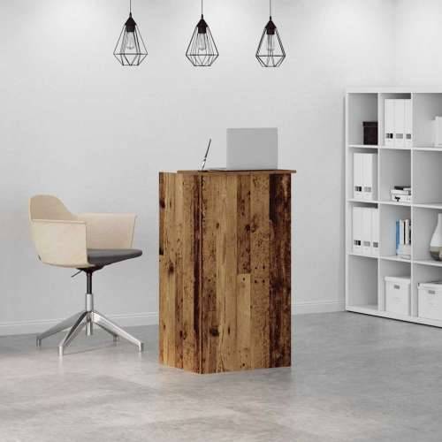 Recepcijski stol staro drvo 55x50x103,5 cm konstruirano drvo - Staro drvo 55 x 50 x 103.5 cm Cijena