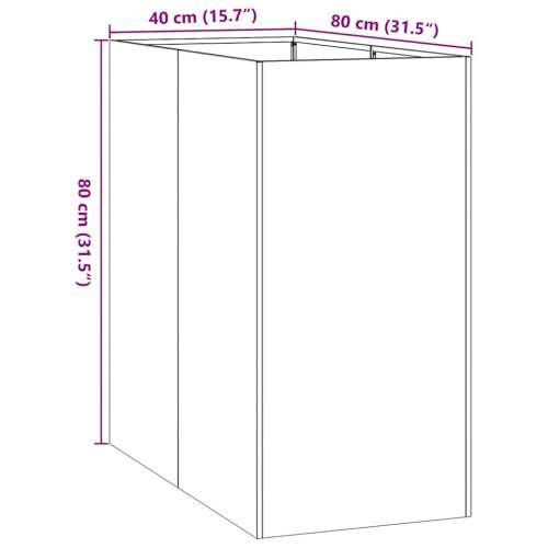 Sadilica 40x80x80 cm od pocinčanog čelika - Pocinčani čelik 40 x 80 x 80 cm 1 Cijena