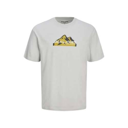 Muška Majica Kratkih Rukava Jack & Jones JCOMOUNTAIN LOGO TEE SS CREW NECK 12262220 Siva Cijena