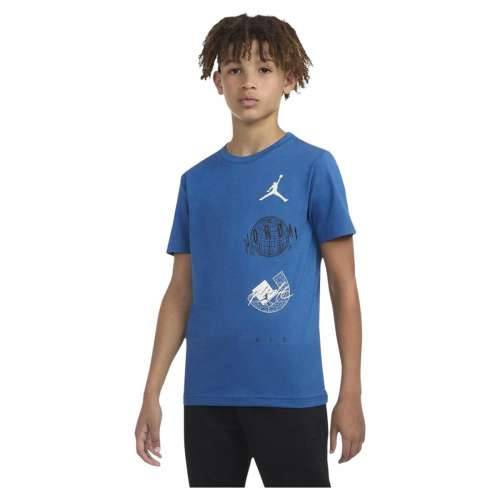 Dječje Majica Kratkih Rukava Nike JDB AIR GLOBE JORDAN SS TEE 95D121 U1R Plava Cijena