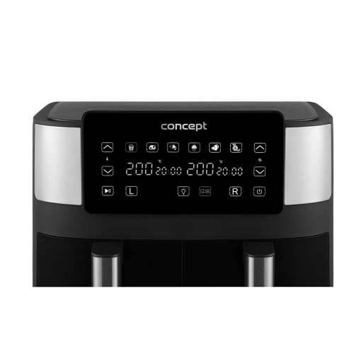 Friteza na Zrak Concept FR8000 Crna Srebrna 2850 W 8 L Cijena