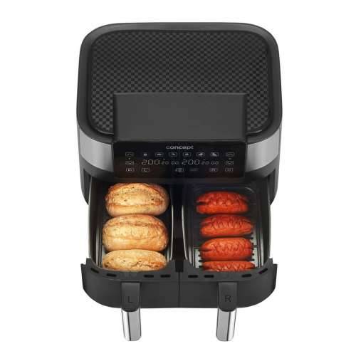 Friteza na Zrak Concept FR8000 Crna Srebrna 2850 W 8 L Cijena
