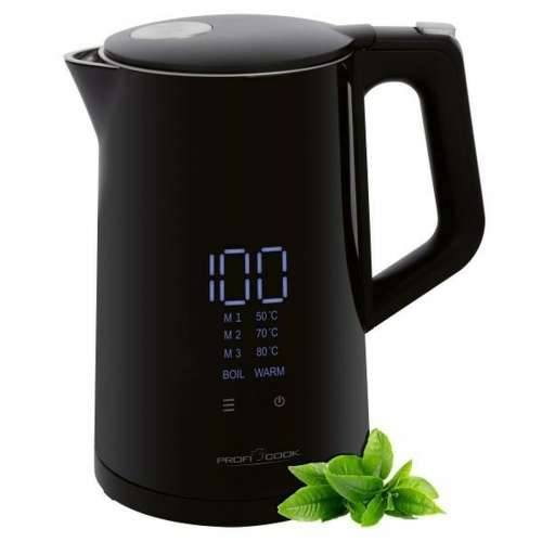Kuhalo Proficook PC-WKS 1243 Crna Nehrđajući Čelik 2200 W 1,7 L Cijena