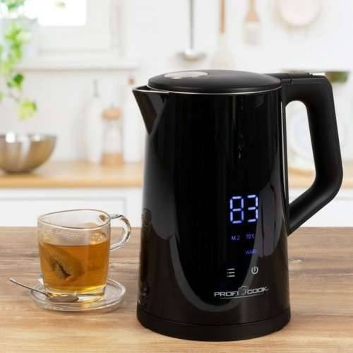 Kuhalo Proficook PC-WKS 1243 Crna Nehrđajući Čelik 2200 W 1,7 L Cijena