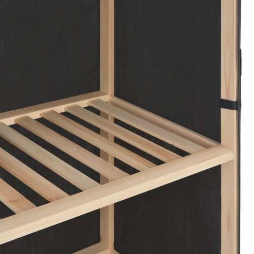 Ormarić za cipele s pokrovom od tkanine 79 x 40 x 80 cm sivi - Siva 1 Cijena