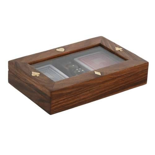 Kartaške igre Home ESPRIT Javor Drvo akacije 17,7 x 11,5 x 3,7 cm Cijena