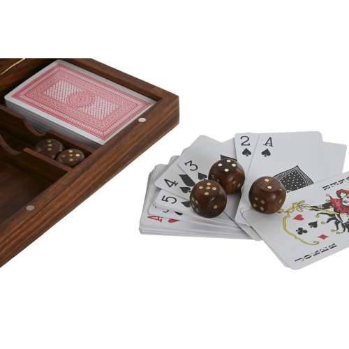 Kartaške igre Home ESPRIT Javor Drvo akacije 17,7 x 11,5 x 3,7 cm Cijena