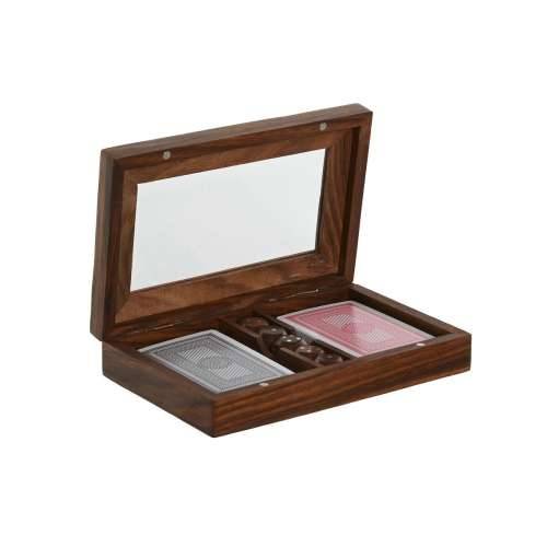 Kartaške igre Home ESPRIT Javor Drvo akacije 17,7 x 11,5 x 3,7 cm Cijena