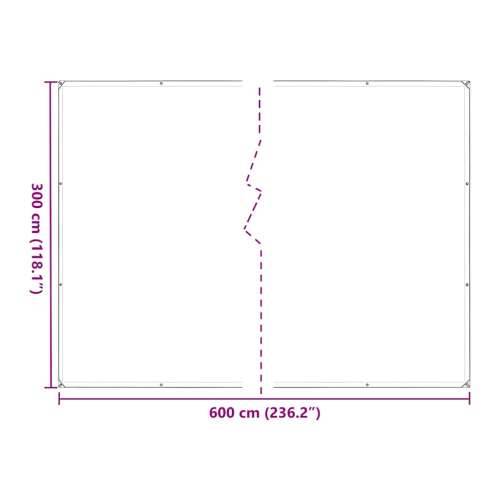 Pokrivač za biljke s ušicama 3x6 m polietilen - 3 x 6 m 1 Cijena