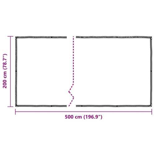 Pokrivač za biljke s ušicama 2x5 m polietilen - 2 x 5 m 1 Cijena