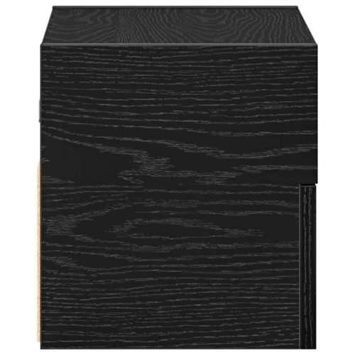 Zidni noćni ormarić crni 45x26x28,5 cm - Crna 1 Cijena