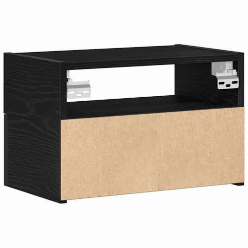Zidni noćni ormarić crni 45x26x28,5 cm - Crna 1 Cijena