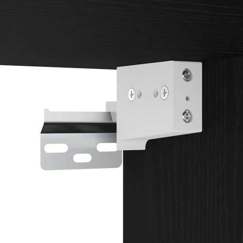 Zidni noćni ormarić crni 45x26x28,5 cm - Crna 1 Cijena