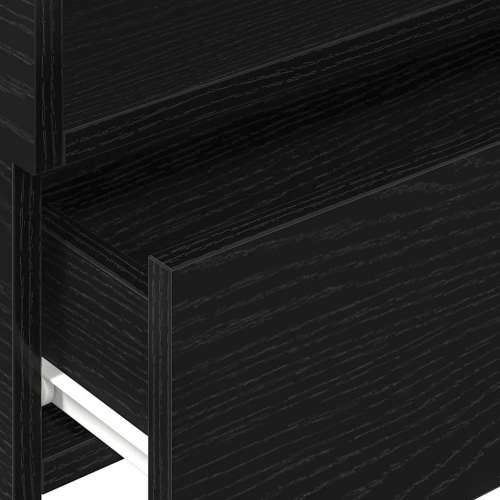 Zidni noćni ormarić crni 45x26x28,5 cm - Crna 1 Cijena