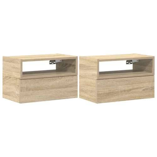 Zidni noćni ormarići 2 kom sonoma hrast 45x26x28,5 cm - sonoma hrast 2 Cijena
