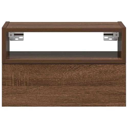 Zidni noćni ormarić smeđi hrast 45x26x28,5 cm - Smeđi hrast 1 Cijena
