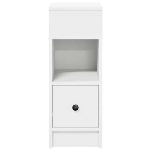 Noćni ormarići 2 kom s ladicom bijeli 25x31x66 cm - Bijela 2 Cijena