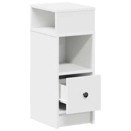 Noćni ormarići 2 kom s ladicom bijeli 25x31x66 cm - Bijela 2 Cijena