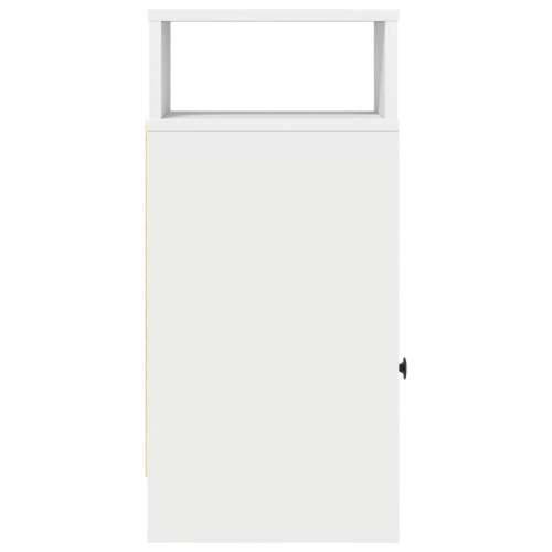 Noćni ormarići 2 kom s ladicom bijeli 25x31x66 cm - Bijela 2 Cijena