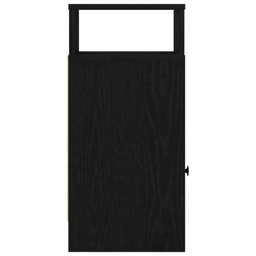 Noćni ormarići 2 kom s ladicom crni 25x31x66 cm - Crna 2 Cijena