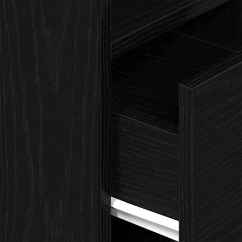 Noćni ormarići 2 kom s ladicom crni 25x31x66 cm - Crna 2 Cijena