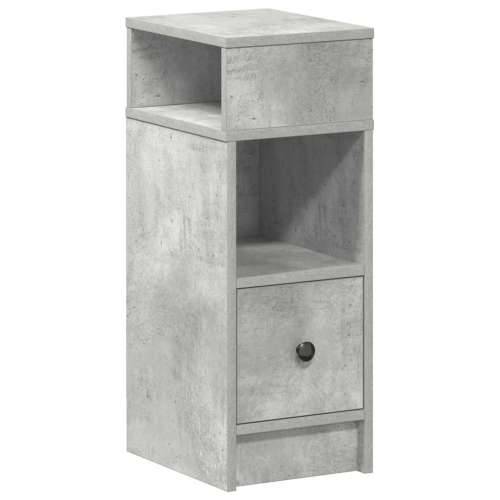 Noćni ormarić s ladicom beton siva 25x31x66 cm - Beton siva 1 Cijena