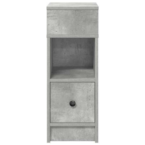Noćni ormarić s ladicom beton siva 25x31x66 cm - Beton siva 1 Cijena