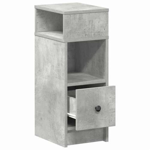 Noćni ormarić s ladicom beton siva 25x31x66 cm - Beton siva 1 Cijena