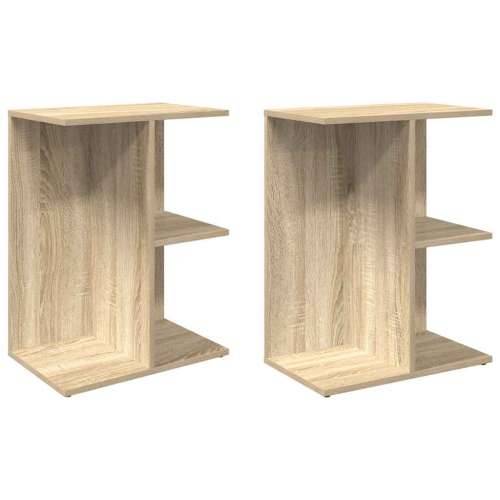 Noćni ormarići 2 kom sonoma hrast 46,5x29x61 cm - sonoma hrast 2 Cijena
