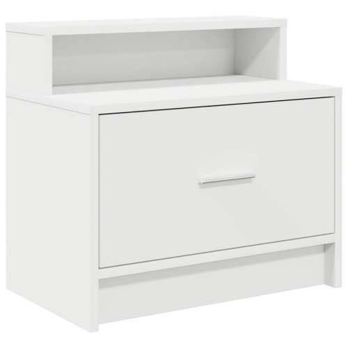 Noćni ormarići s ladicom 2 kom bijeli 51x31x47 cm - Bijela 2 Cijena