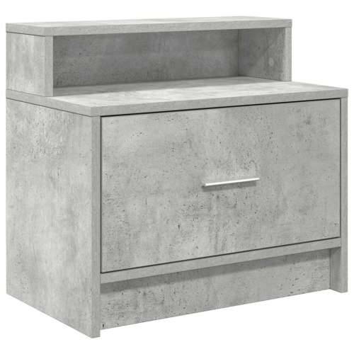 Noćni ormarić s ladicom beton sivi 51x31x47 cm - Beton siva 1 Cijena