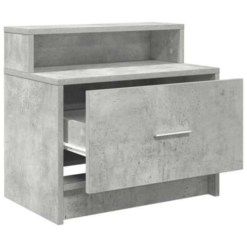 Noćni ormarić s ladicom beton sivi 51x31x47 cm - Beton siva 1 Cijena