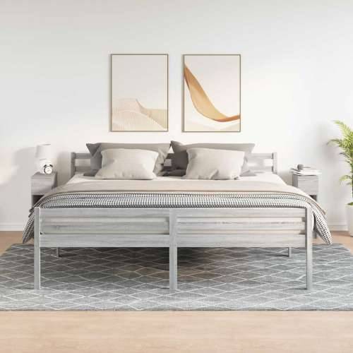 Noćni ormarići s ladicom 2 kom siva sonoma 20x36x60 cm - Sivi hrast sonoma 2 Cijena