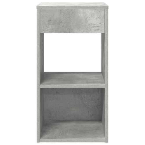 Noćni ormarić s ladicom beton sivi 35x34x66,5 cm - Beton siva 1 Cijena