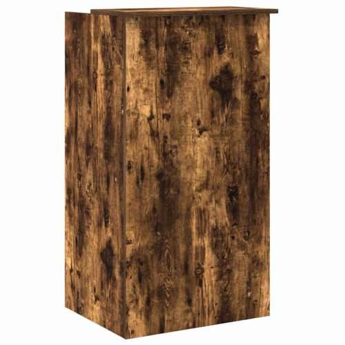 Recepcijski stol dimljeni hrast 55x50x103,5cm konstruirano drvo - Dimljeni hrast 55 x 50 x 103.5 cm Cijena