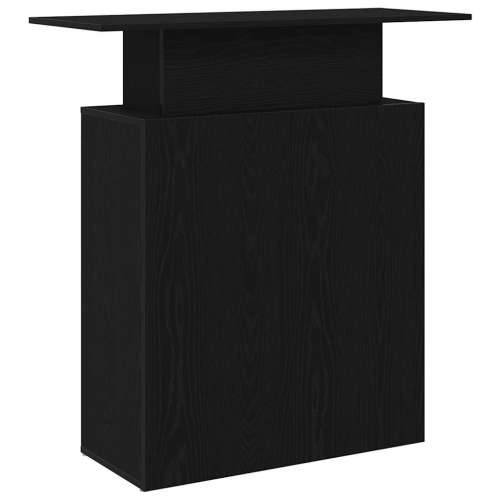 Recepcijski stol crni 100x40x104 cm izrađeno drvo - Crna Cijena