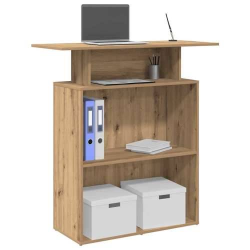 Recepcijski stol Artisan hrast 100x40x104 cm izrađeno drvo - hrast artisan Cijena